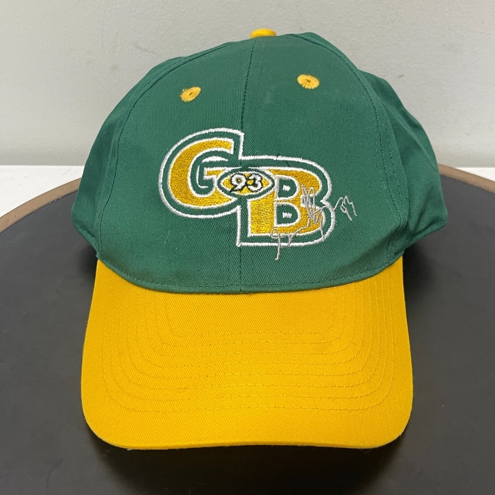 Green Bay Packers Hat Men Snapback Green Gold Burger King Promo 93 Vintage